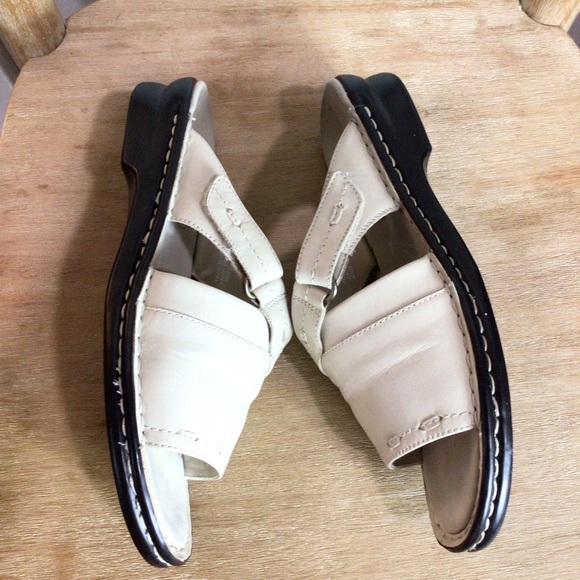 Jasmin Sport Womens Cream Tabby Slip-on Sandal Size 8.5 - Picture 5 of 7